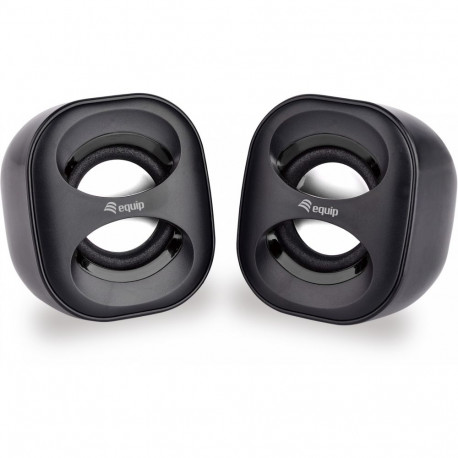 "Equip Lautsprecher Mini für Notebook/PC. USB Powered sw/sw"