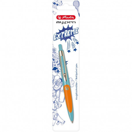 "Herlitz Kugelschreiber my.pen türkis/orange"