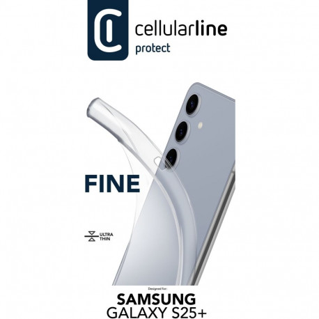 "Cellularline Fine Case fr Samsung S25+ Clear"