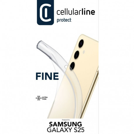 "Cellularline Fine Case fr Samsung S25 Clear"