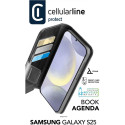 "Cellularline Book Agenda 2 Case fr Samsung S25 Black"