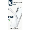 "Cellularline Fine Case iPhone 16 Plus Clear"