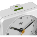 "Braun BC 03 W Quarzwecker analog wei"