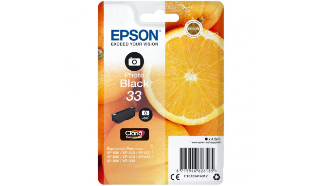 "Epson 33 Photo black NEUE VERPACKUNG"