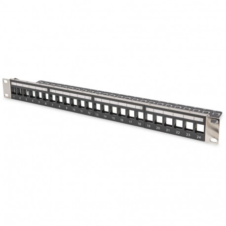 "DIGITUS Patchpanel 1HE 24-Port Rackmount Modular geschirmt"