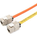 "DIGITUS Keystone Jack Cat6a RJ45 -> LSA geschirmt 500MHz"