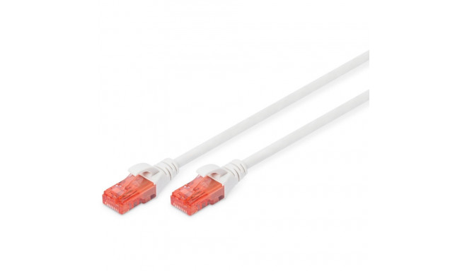 "DIGITUS CAT 6 U/UTP Patchkabel - LSZH, 2m, weiß"