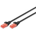 "DIGITUS CAT 6 U/UTP Patchkabel - LSZH. 3m. schwarz"