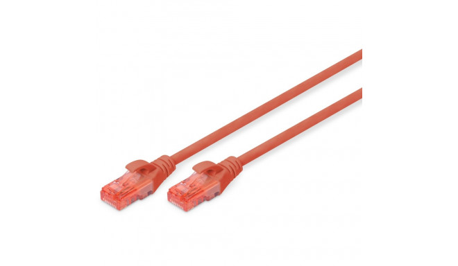 "DIGITUS Patchkabel Cat6 U/UTP 2xRJ45 5.0m rot LSZH"