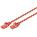 "DIGITUS Patchkabel Cat6 U/UTP 2xRJ45 2.0m rot LSZH"