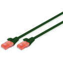 "DIGITUS Patchkabel Cat6 U/UTP 2xRJ45 1.0m grün LSZH"
