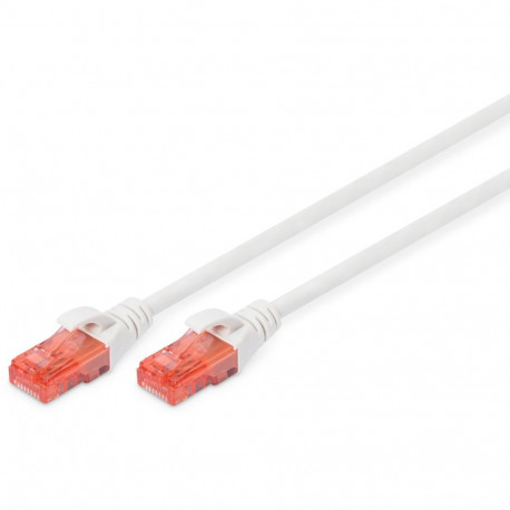 DIGITUS CAT 6 U/UTP patch-kaabel - LSZH, 0,25m, valge