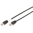 "DIGITUS Patchkabel Cat6 S/FTP 2xRJ45 10.0m schwarz Outdoor"