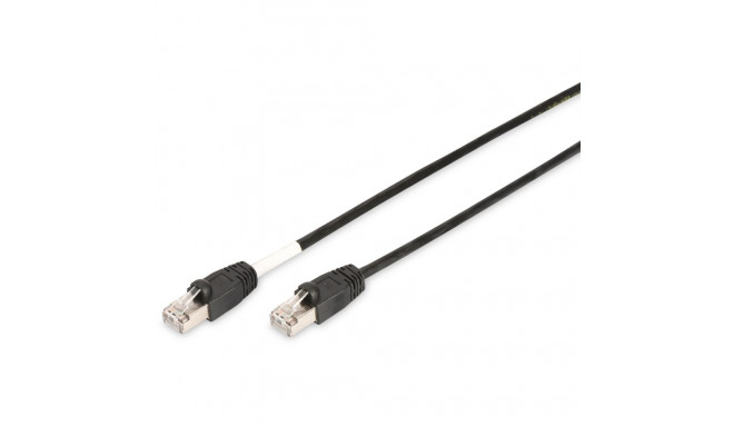 "DIGITUS Patchkabel Cat6 S/FTP 2xRJ45 5.0m schwarz Outdoor"