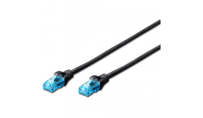 "DIGITUS Patchkabel RJ45 U/UTP Cat5e 2.00m sch. Hebelschutz Polybeutel"