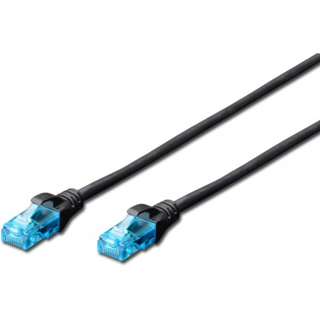 "DIGITUS Patchkabel RJ45 U/UTP Cat5e 5.00m sch. Hebelschutz Polybeutel"