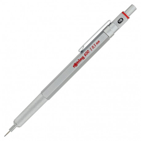 "ROTRING Feinminenstift 600 silber 0.5mm Geschenkbox"