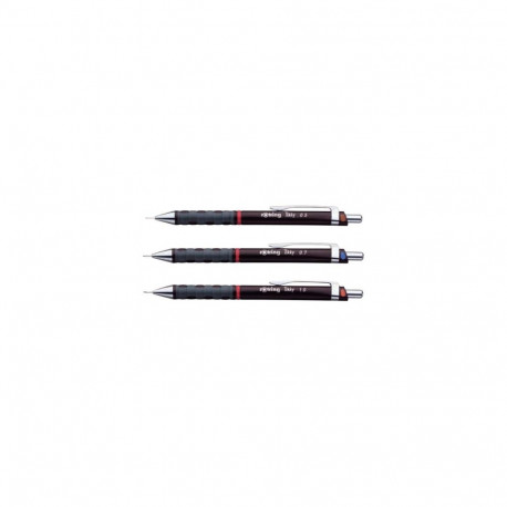 ROTRING mehaaniliste pliiatsite komplekt Tikky, 3-osaline, värvikoodiga