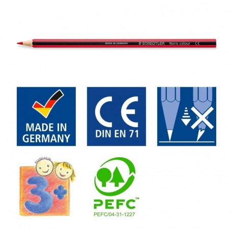 "STAEDTLER Buntstift Noris colour Kartonetui 36 Stück"
