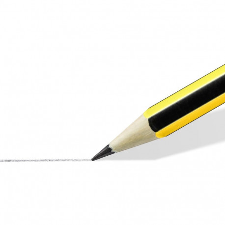 "STAEDTLER Bleistift Noris H 100% PEFC 12 Stück Sechskant"