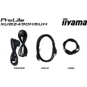"IIYAMA 60.5cm (23.8"") XUB2490HSUH-B2 16:9 HDMI+DP WebCam"