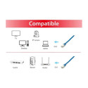 "Equip Patchkabel Cat6A S/FTP 2xRJ45 1.00m blau Plat.LSZH Polybeutel"