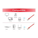 "Equip Patchkabel Cat6A S/FTP 2xRJ45 10.00m rot Plat.LSZH Polybeutel"