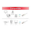 "Equip Patchkabel Cat6A S/FTP 2xRJ45 3.00m weiß LSZH Polybeutel"