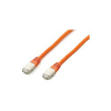 "Equip Patchkabel Cat6A S/FTP 2xRJ45 0.50m orange Plat.LSZH Polybeutel"