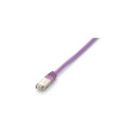 "Equip Patchkabel Cat6A S/FTP 2xRJ45 15.00m lila Plat.LSZH Polybeutel"