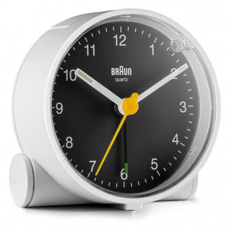 "Braun BC 01 WB Quarzwecker wei"