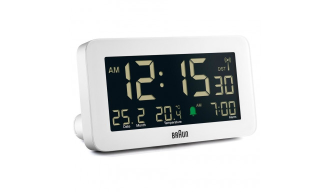 "Braun BC10 DCF-W Funkwecker wei"