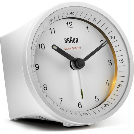 "Braun BC 07 W-DCF Funkwecker wei"