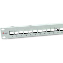 "Equip Patchpanel 24x Cat6A 19"" FTP 1HE Keystone Montage ws"
