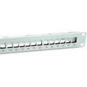 "Equip Patchpanel 24x Cat6A 19"" FTP 1HE Keystone Montage ws"