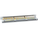 "Equip Patchpanel 48x RJ45 Cat6A 19"" FTP 1HE Premium hellgrau"