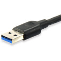 "Equip Kabel USB-A 3.2 -> C St/St 1.00m 3A/20V sw Polybeutel"