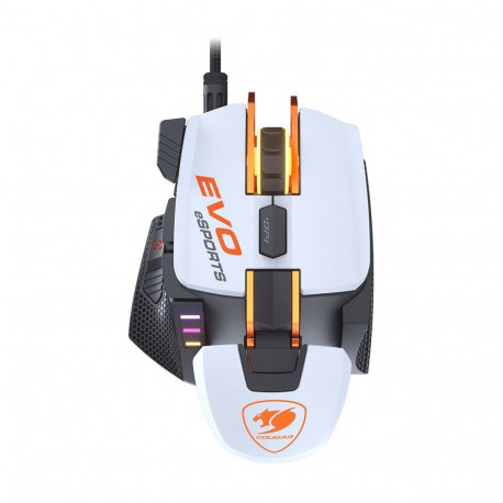 "COUGAR Gaming Maus 700M EVO eSports.Kabel.Weiß/Schwarz"