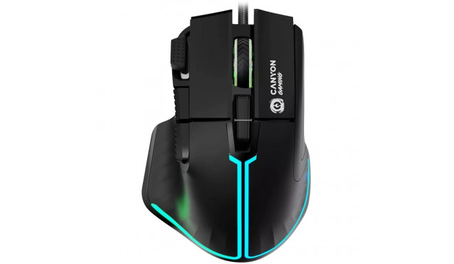 "Canyon Gaming Mouse Fortnax GM-636 20000 DPI/RGB/9 Keys bk retail"