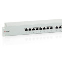"Equip Patchpanel 24x RJ45 Cat6 19"" UTP 1HE Premium hellgrau"