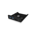 "HUB ICY BOX IB-HUB1417-i3 - Hub - 2 x SuperSpeed USB 3.0 + 1 x USB-C"