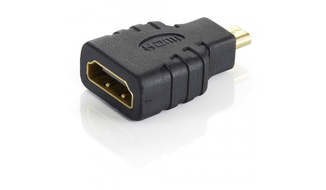 "Equip HDMI Adapter Micro D-A St/Bu sw Polybeutel"