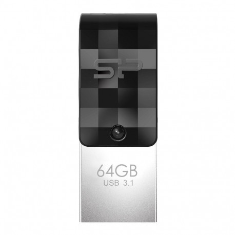 "STICK USB3.1 64GB Silicon Power Type C C31 Black"
