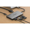 "USB-C HUB 6Port D-Link DUB-M610 2xUSB3.0 USB-C HDMI 4K SD microSD passiv Grey"