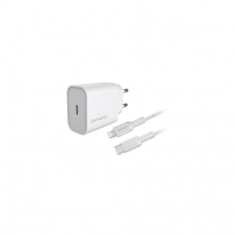 "4smarts Schnelllade-Set 20W mit 1.5m Lightning Kabel f. iPhone"
