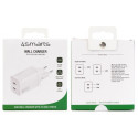 "4smarts Ladegert PDPlug Dual 45W GaN 2xC. wei"