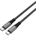 "4smarts USB-C auf USB-C Kabel PremiumCord 100W 1.5m. schwarz"