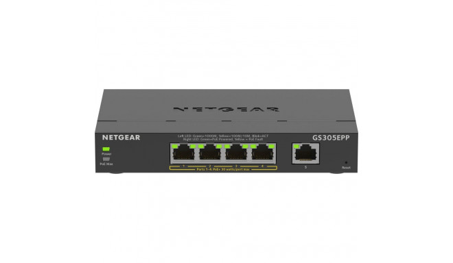 "NETGEAR Switch 5x GE GS305EPP-100PES"
