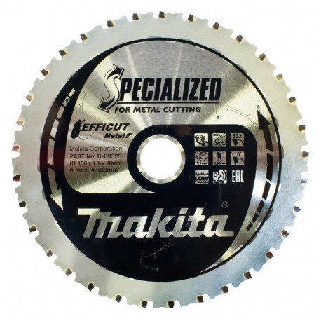 "Makita EFFICUT Sägeblatt 150x20x33Z"