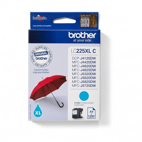 "Brother LC-225XLC Cyan"
